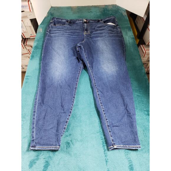 American Eagle Outfitters Denim - American Eagle Jeans Size 24 Womens Blue Pants Ladies Curvy High Rise Jegging